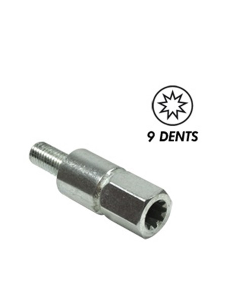 Insert renvoi d'angle pour débrousailleuse  universel 9 dents