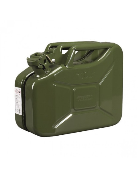 Bidon essence métal 10 litres