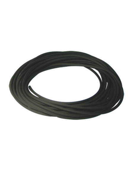 Durite caoutchouc noire ø : 2 mm. Long. : 1 m