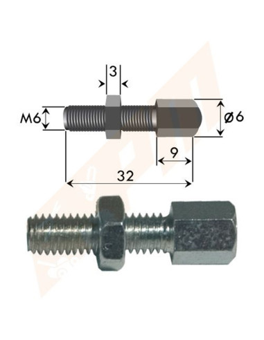 Vis de reglage m6