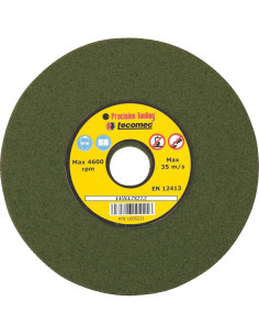 Meule d'affutage verte (145 x 4,7 x 22. 2) Tecomec