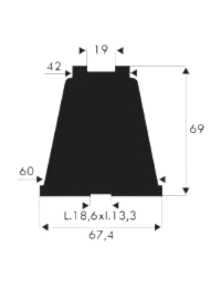 Porte-lame pour CASTELGARDEN  22465575/0