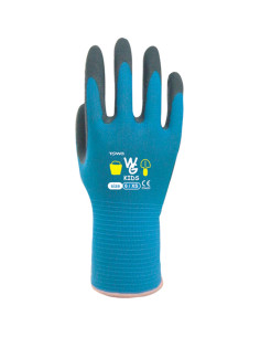 Gants de jardin enfant - bleu (taille 06)
