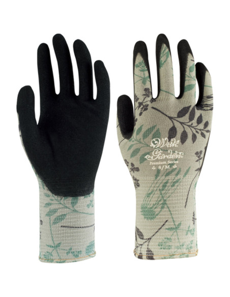 Gants  de jardin luminus - imp. Herbes (taille 09)