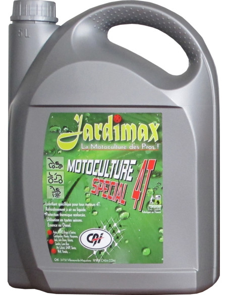 Huile 4T Jardimax SAE30 bidon de 5L