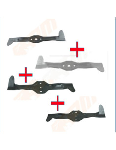 LOT DE 4 LAMES Husqvarna 107 cm de coupe