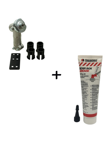 Renvoi d'angle universel pour débrousailleuse  + Graisse