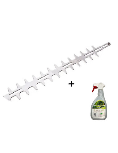 Lame de taille-haies + nettoyant