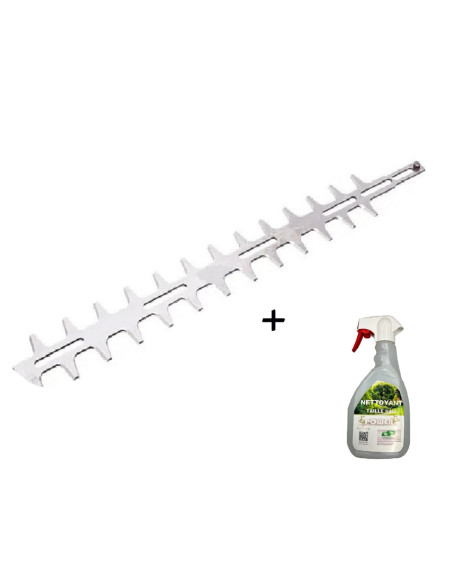 Lame de taille-haies + nettoyant