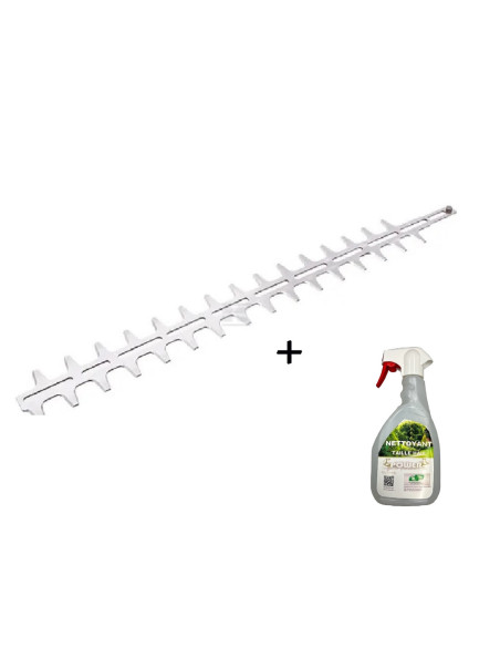 Lame de taille-haies + nettoyant
