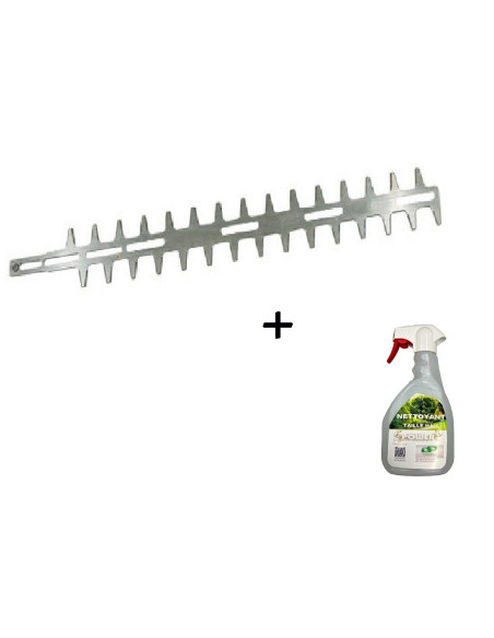 Lame de taille-haies + nettoyant