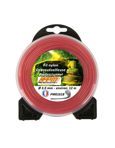 Tête de débroussailleuse  Stihl FS55, FS56, + Fil nylon ø 3 mm - 12m