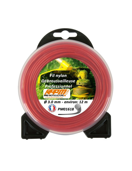 Tête de débroussailleuse Husqvarna T35 en 12x175 + Fil nylon  ø 3 mm