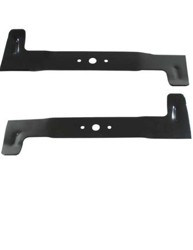 Lot de 2 Lames 46 cm pour tracteur tondeuse  Castelgarden - GGP Twin-