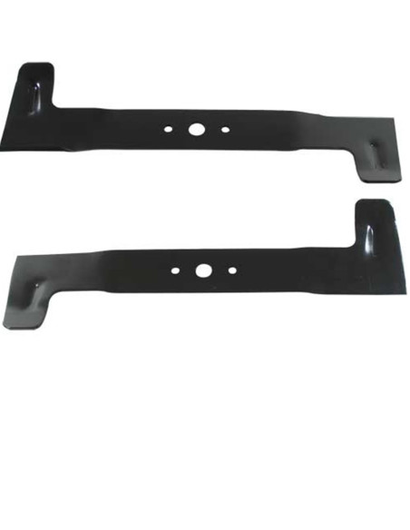 Lot de 2 Lames 46 cm pour tracteur tondeuse  Castelgarden - GGP Twin-