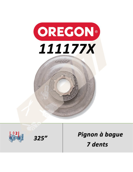 Pignon de tronçonneuse OREGON POWER MATE .325