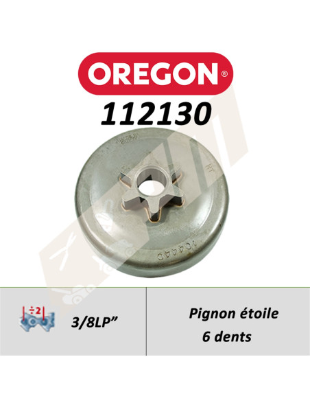 Pignon de tronçonneuse OREGON AMATEUR A ETOILE