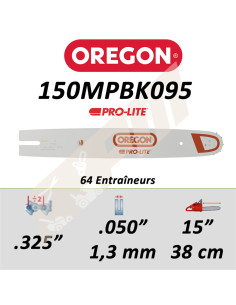 Guide de tronçonneuse OREGON MICRO-LITE P 38 CM