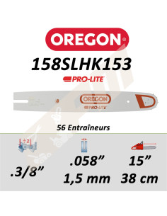 Guide de tronçonneuse OREGON PRO-LITE 38 CM