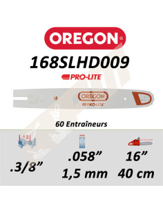 Guide de tronçonneuse OREGON PRO-LITE 40 CM