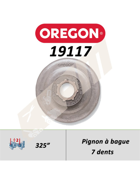 Pignon de tronçonneuse OREGON POWER MATE .325