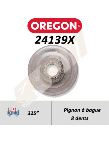 Pignon de tronçonneuse OREGON POWER MATE .325