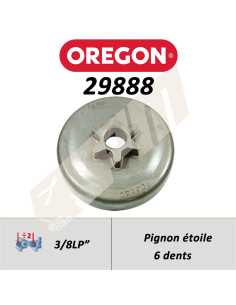 Pignon de tronçonneuse OREGON AM A ETOILE 3/8