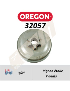 Pignon de tronçonneuse OREGON PRO A ETOILE 3/8