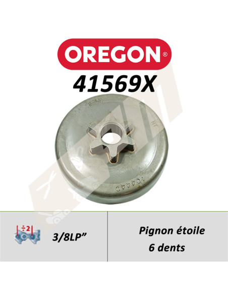 Pignon de tronçonneuse OREGON AM A ETOILE 3/8