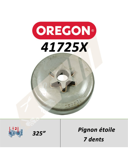 Pignon de tronçonneuse OREGON PRO A ETOILE .325