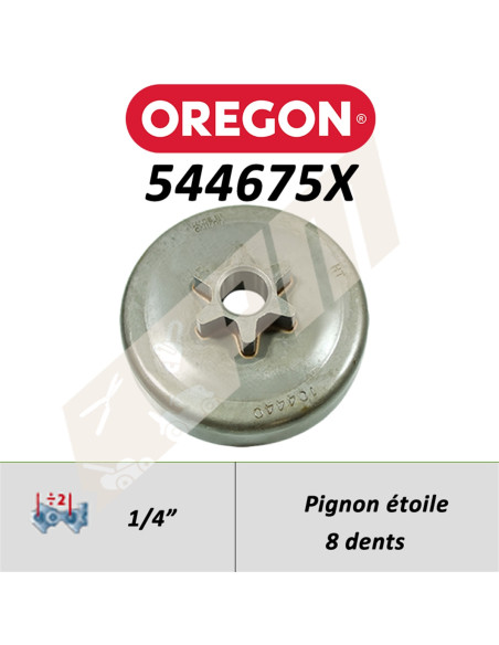 Pignon de tronçonneuse OREGON AMATEUR A ETOILE
