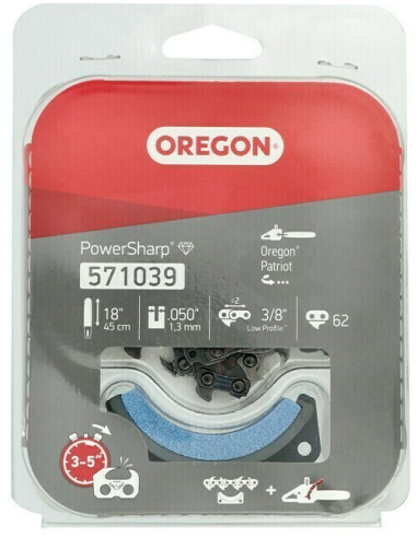 Chaîne pour tronçonneuse CS1500 OREGON guide 45 cm 62E