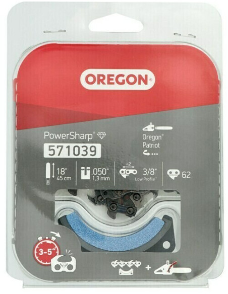 Chaîne pour tronçonneuse CS1500 OREGON guide 45 cm 62E