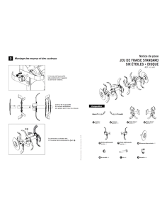 Jeu de fraise standard montage universel + disque 2