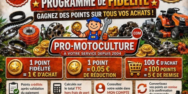 Programme de fidélité Pro-Motoculture